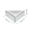 uxcell 8Pcs Angle Corner Brackets 38mm x 38mm, Stainless Steel