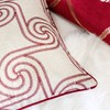Homey COZY Embroidery Linen Throw Pillow Cover, Merry Christmas Series