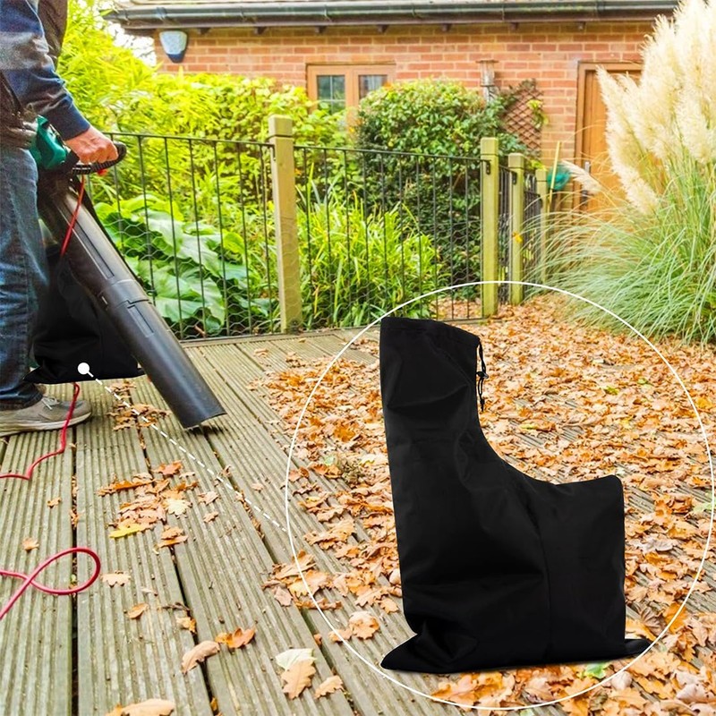 COYUN 1 x leaf vacuum collection bag, black: leaf vacuum