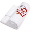 Abc Casa “ Ich Liebe Dich” [German Text] Hand Towel,