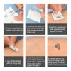 ATOMUS 12pcs Pigment Temporary Tattoos Small Pattern for Fingers Hands