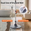 Spin Mop and Bucket Set with Separate Dirty and Clean