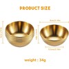 Dipping Bowls, Stainless Steel Dipping Sauce Dishes, Small Round Seasoning