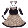 Party City Leonie Dress Kids Cosplay, 55.1 inches (140 cm)