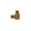 AGS Automotive Solutions Brass Elbow Connector Compression, 3/16" (1/8 NPTM),