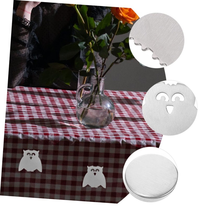 GRIRIW 6pcs Windproof Tablecloth Holders Magnetic Owl Design Table Cover