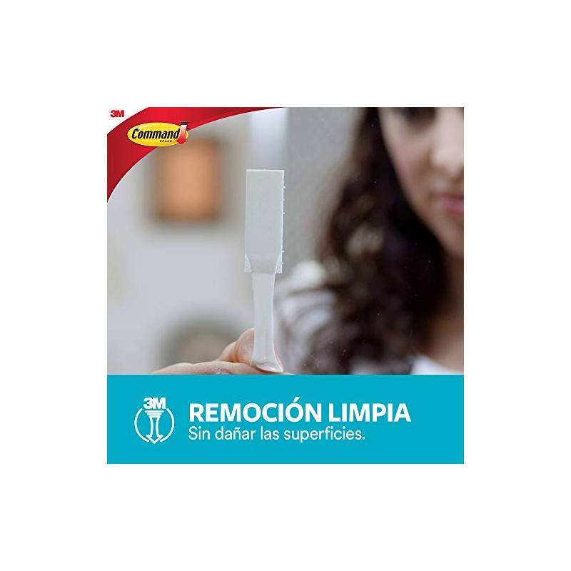 3M Command Gancho para Baño, Mediano (Modelo 17081B)