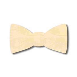 Unfinished Wood Bow Tie Shape Groomsmen Craft up to 46" DIY 5" / 1/8"
