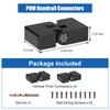 BLIKA 2 Pack Vertical Pivot Connectors with Screws, 180° Adjustable
