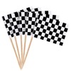 Super Z Outlet 100 Pack Mini Checkered Racing Flag Finish