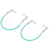 2PCS 12 Inch Guitar Jumper 1/4 Inch Plug Guitar Effect