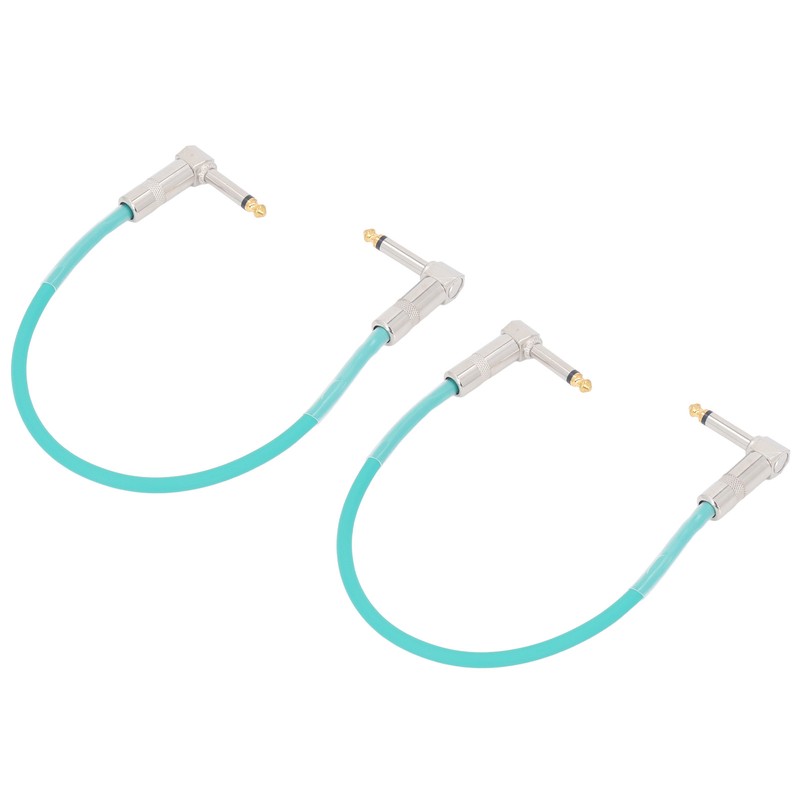 2PCS 12 Inch Guitar Jumper 1/4 Inch Plug Guitar Effect