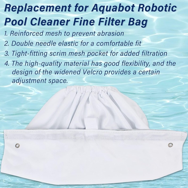 Pool Cleaner Fine Filter Bag Professional Reusable Wear Resistance Replacement