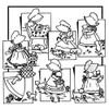 Bonnie Bonnet Aunt Martha's Hot Iron Embroidery Transfer