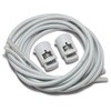 IBUNGEE LACES (Elastic No Tie Shoelaces (Light Gray, 30-Inch)