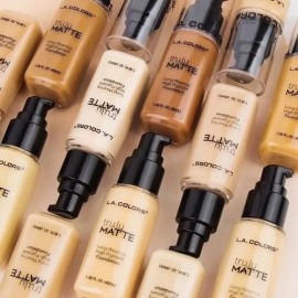 Base De Maquillaje Liquido Truly Matte La Colors 40ml                                                                                                 