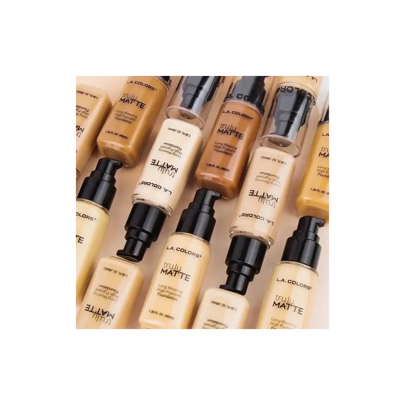 Base De Maquillaje Liquido Truly Matte La Colors 40ml