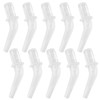 Framendino, 10 Pack White Drill Pen Tips Plastic Replacement Heads