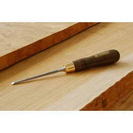 Narex 8116 Cabinetmaker's Chisel (Black) (6mm) - Chrome Manganese Steel Blade, Straight Edge, Hornbeam Wood Handle