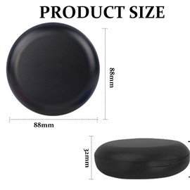 Dental Braces Box, Denture Container, Dental Splint Box, Prosthesis Box, Braces Box, Clamp Box, Box for Dentures, Prosthesis Box, Prosthetic Container, (Black)