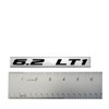 ERPART 6.2 LT1 Black on Silver Highly Polished Real Aluminum