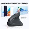 TECKNET Ergonomic Mouse, Wireless Bluetooth Vertical Mouse, 4800 DPI Silent