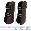 Horse Leg Guard PU Shell Elastic Breathable Protective Horse Boots