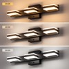 mirrea 20" LED Black Vanity Light 3000K/4000K/5000K CCT Adjustable 3