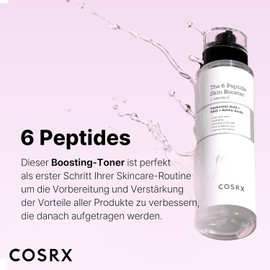 COSRX 6 Peptide Collagen Serum Face & Toner Face for Skin Renewal & Firming with Niacinamide & Hyaluronic Acid, Improves Skin Elasticity, Soothing Skin Care Booster, Korean Skincare 150 ml