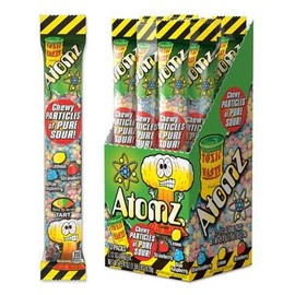 Toxic Waste Atomz Sour Chewy Candy, 2.12 Ounce - 12 Count Display Box