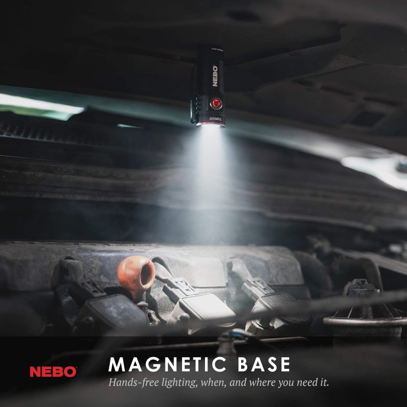 NEBO Compact Rechargeable EDC Flashlight 1000 Lumens 5 Light Modes
