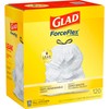 Glad 13 Gallon Tall Kitchen Drawstring Trash Bags, 120 Count