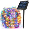 SOWAZ Solar Copper Wire String Light Color Changing Patio Yard