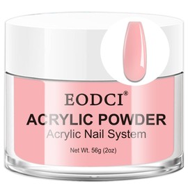 EODCI Acrylic Nail Powder, 2oz Dark Pink Acrylic Powder Dip for Nails, Long Lasting Salon Quality, Professional Nail Powder for Manicure Nail Art, Fake Nails, Nail Carving & Extensions