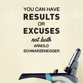 Wall Stickers, Wall Stickers Living Room, (Easy to Install), for Bedroom Office Wall Decor Decals Inspirational Quotes Motivational Home Vinyl Art Family Decor Words Sign, You Can Have Results 16"X20"