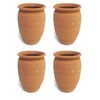 La Mexicana Cantarito de Barro Natural, Clay Cups, Set of