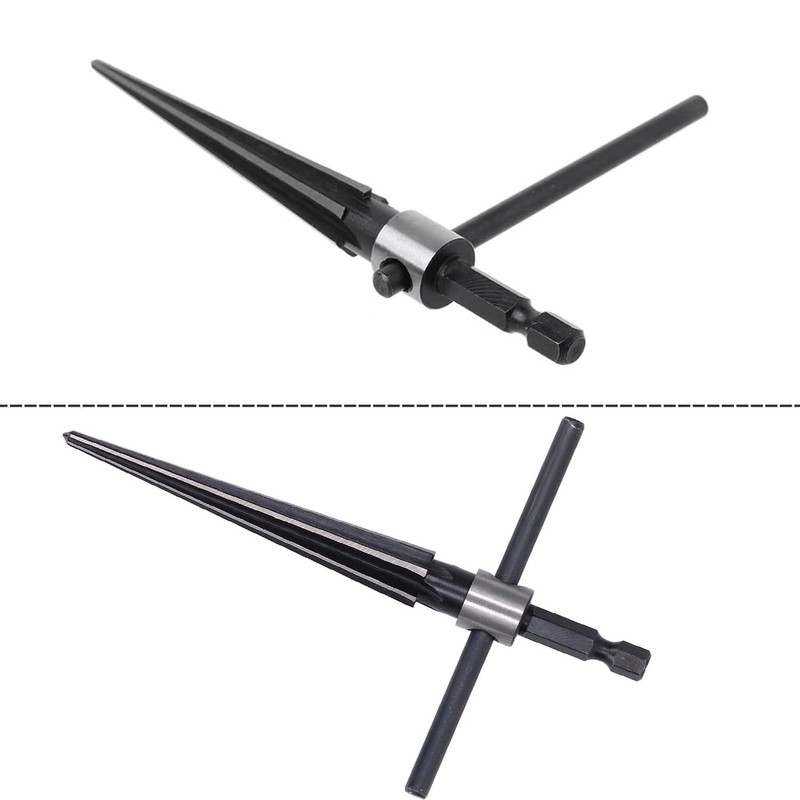 Yuentoen Taper Reamer,Bridge Pin Reamer,1/4 Inch Hex Shank Detachable T
