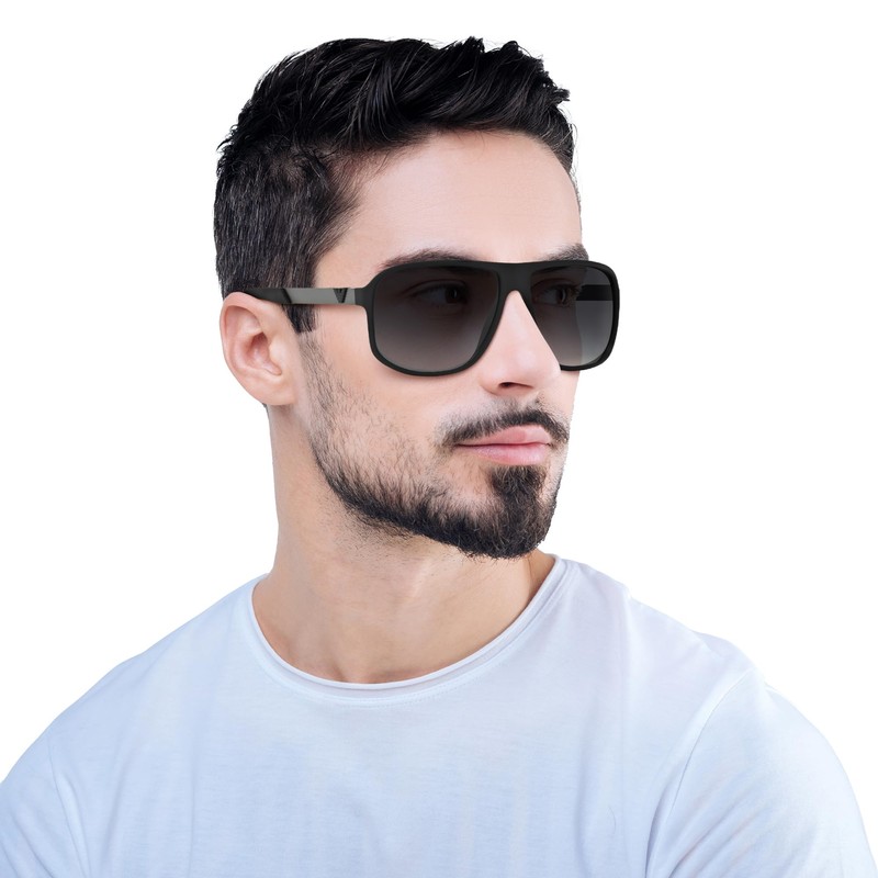Emporio Armani EA4029-50638G Lunettes de Soleil CAOUTCHOUC NOIR avec Lentille