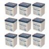 Power-Sonic PS-1250F2 12V 5AH SLA Security Alarm Battery - 9