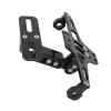 KEEPDSGN Black Motorcycle Fender Eliminator License Plate Holder Bracket LED