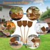 Heavy Duty Leather Fly Swatter, Long Handle Fly Swatter with
