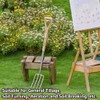 Berry&Bird Garden Digging Fork, 37.4" Stainless Steel Garden Spading Fork