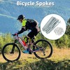 TUCKBOLD Bicycle Spokes Bike Wheel Spokes Silver Tone Nipple 1