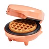 Bestron AMW500PEBS Mini Waffle Maker, Alloy Steel, Orange