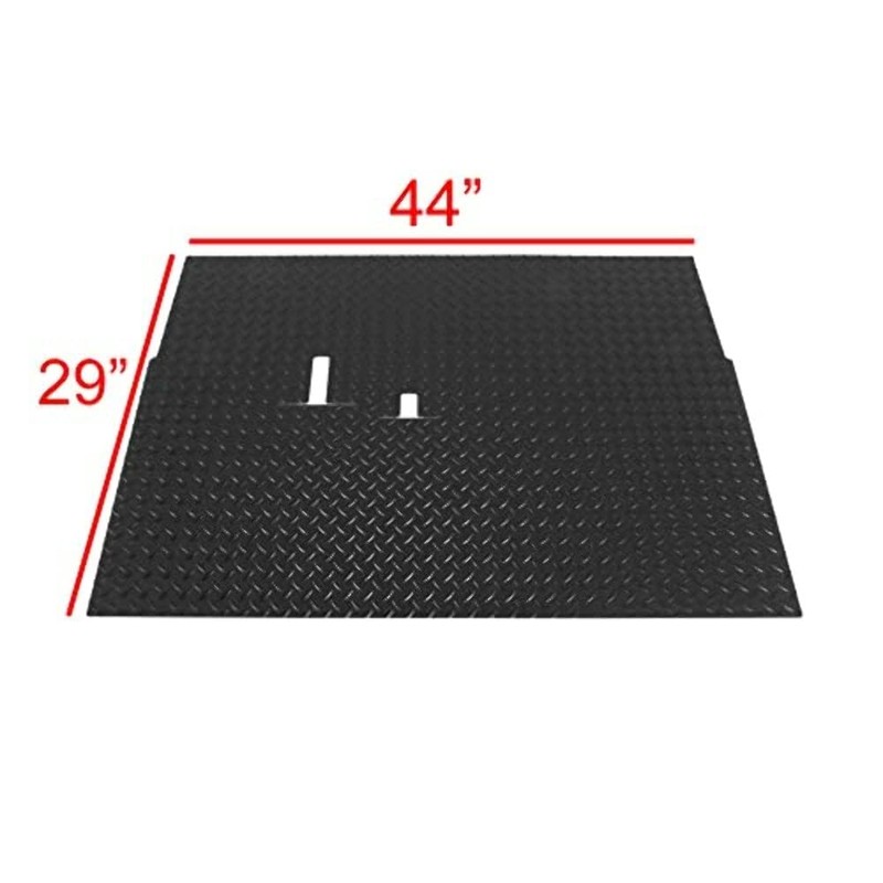 Club Car DS (1982-Up) Golf Cart Black Rubber Diamond Plate