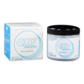 OXY Clean Pads 50 Unidades Ácido Salicílico Antiespinillas y Barros Piel Grasa