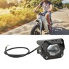 LED Electric Bike Light Aluminum Alloy High Brightness Bicolor Lens