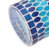 Mosaic Votive Candle Holder Handcrafted Glass Tea Light Holder for