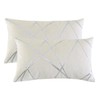 GIGIZAZA Cushion Covers 30 x 50 cm Cream Square Small