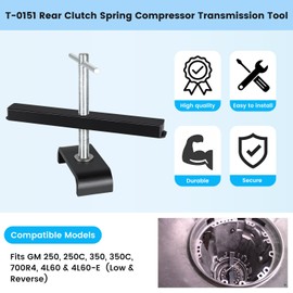 T-0151 Rear Clutch Spring Compressor Transmission Tool for GM 250, 250C, 350, 350C, 4T80-E, 700R4, 4L60, 4L60E, 4L65E, 4L70, 4L70E (Low & Reverse)
